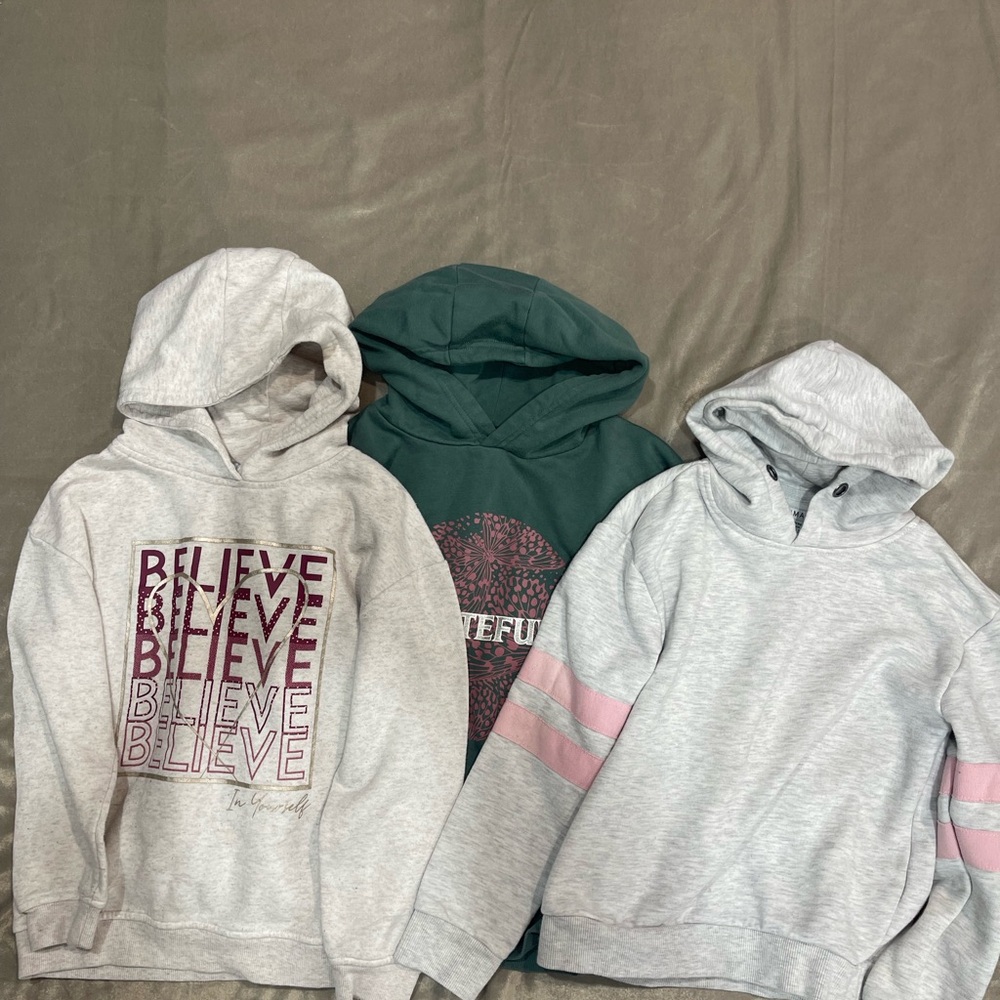 Primark Kids Hoodies - Gray and Teal Set